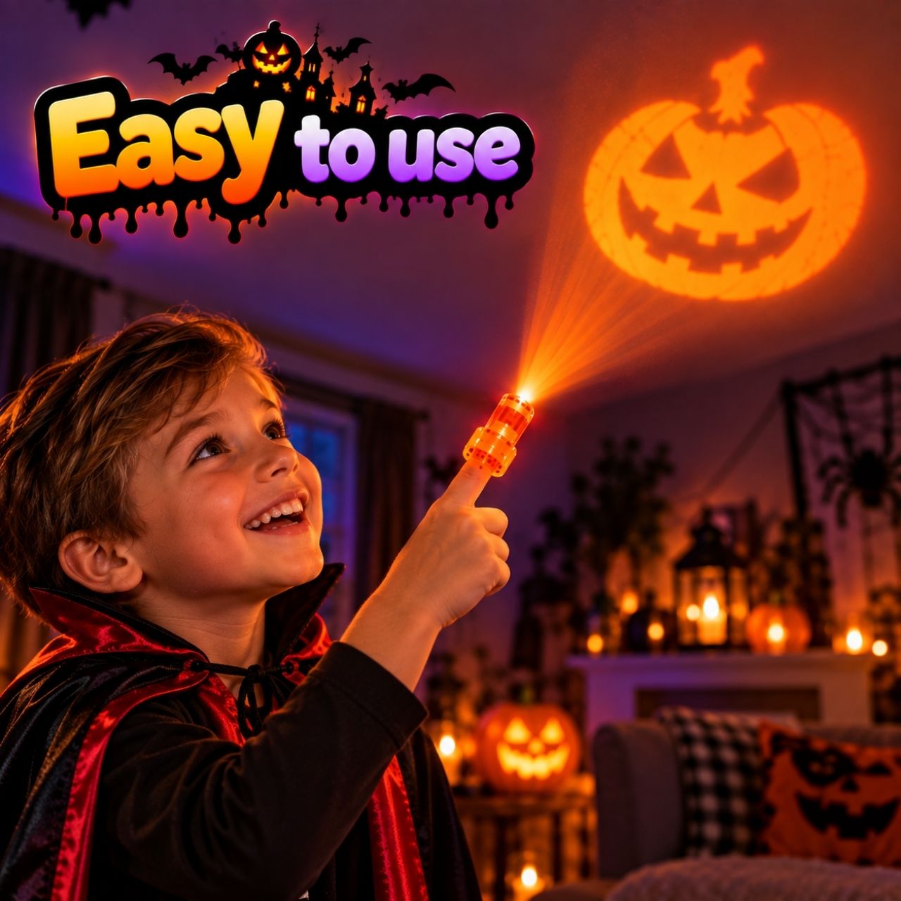LED Finger Projectors - Halloween, FingerLights - Image 2