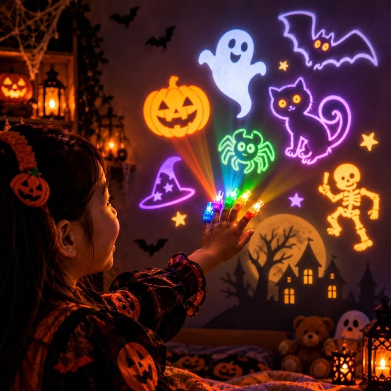 LED Finger Projectors - Halloween, FingerLights - Image 7