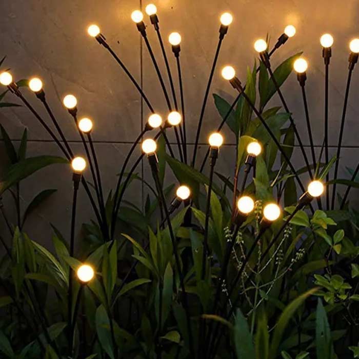 Solar lamps are resistant to all weather conditions.