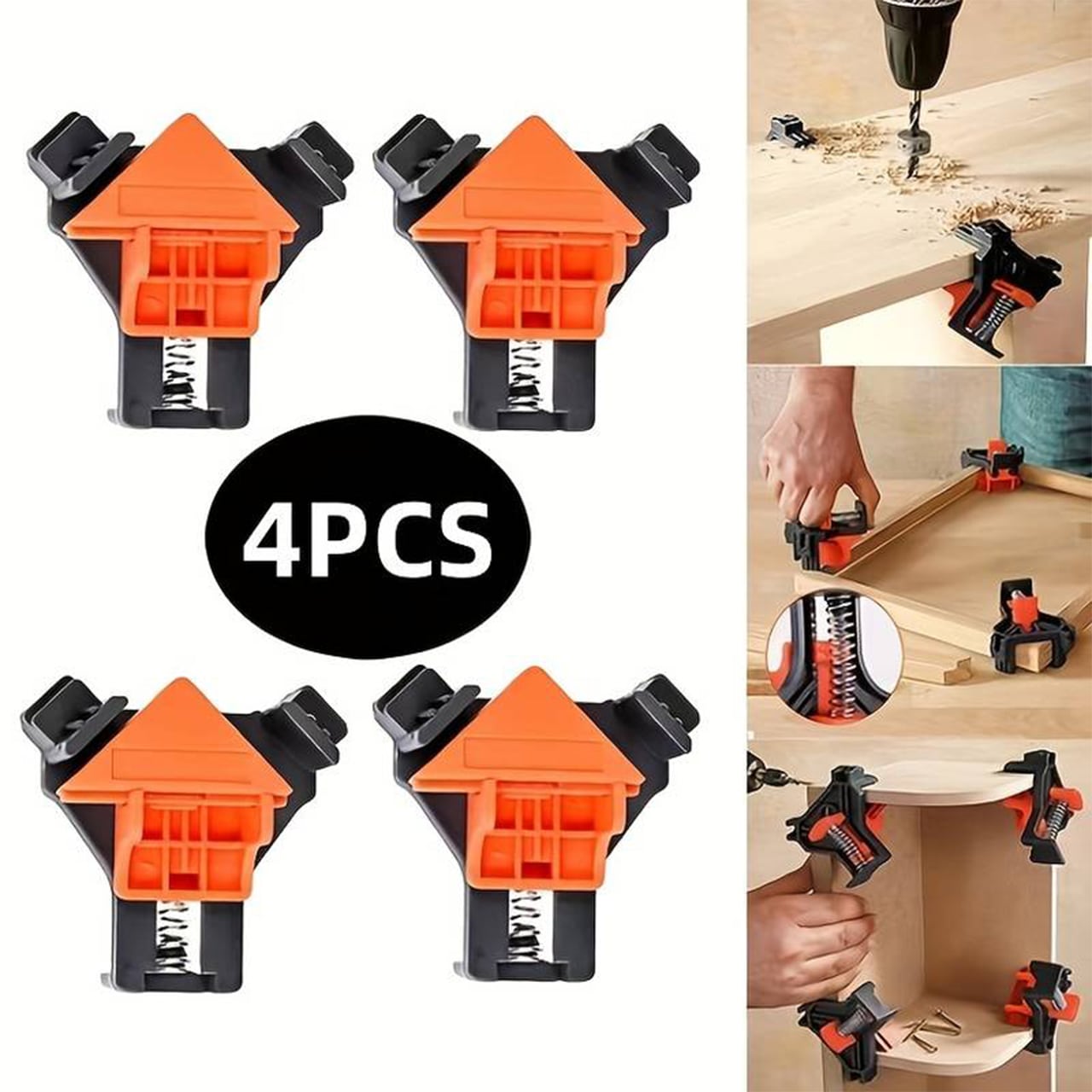 FixClamps, 90 degree wood jointing tool (4 pieces) - Image 9