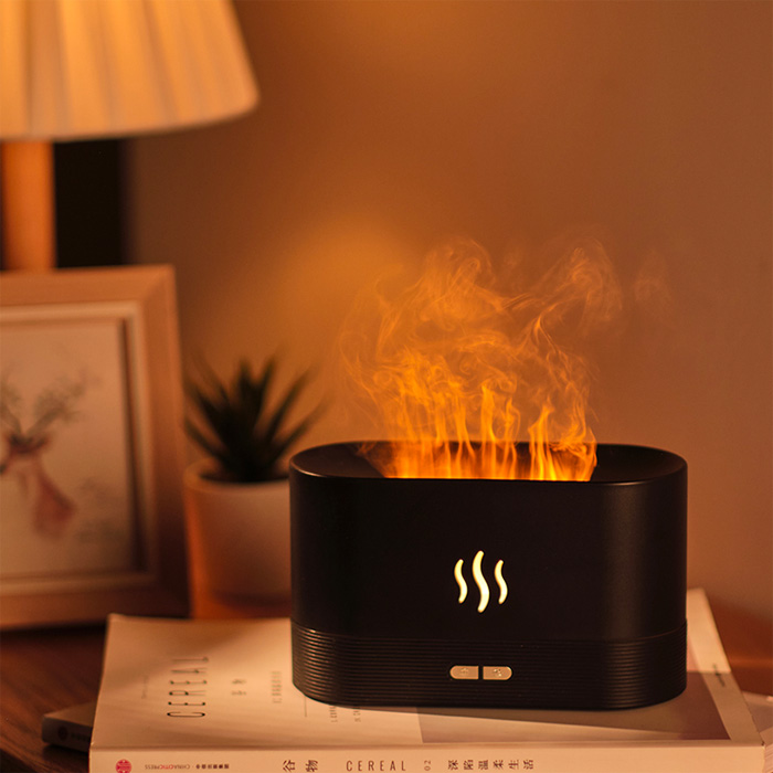 FlameDifusser, a humidifier with a burning flame effect