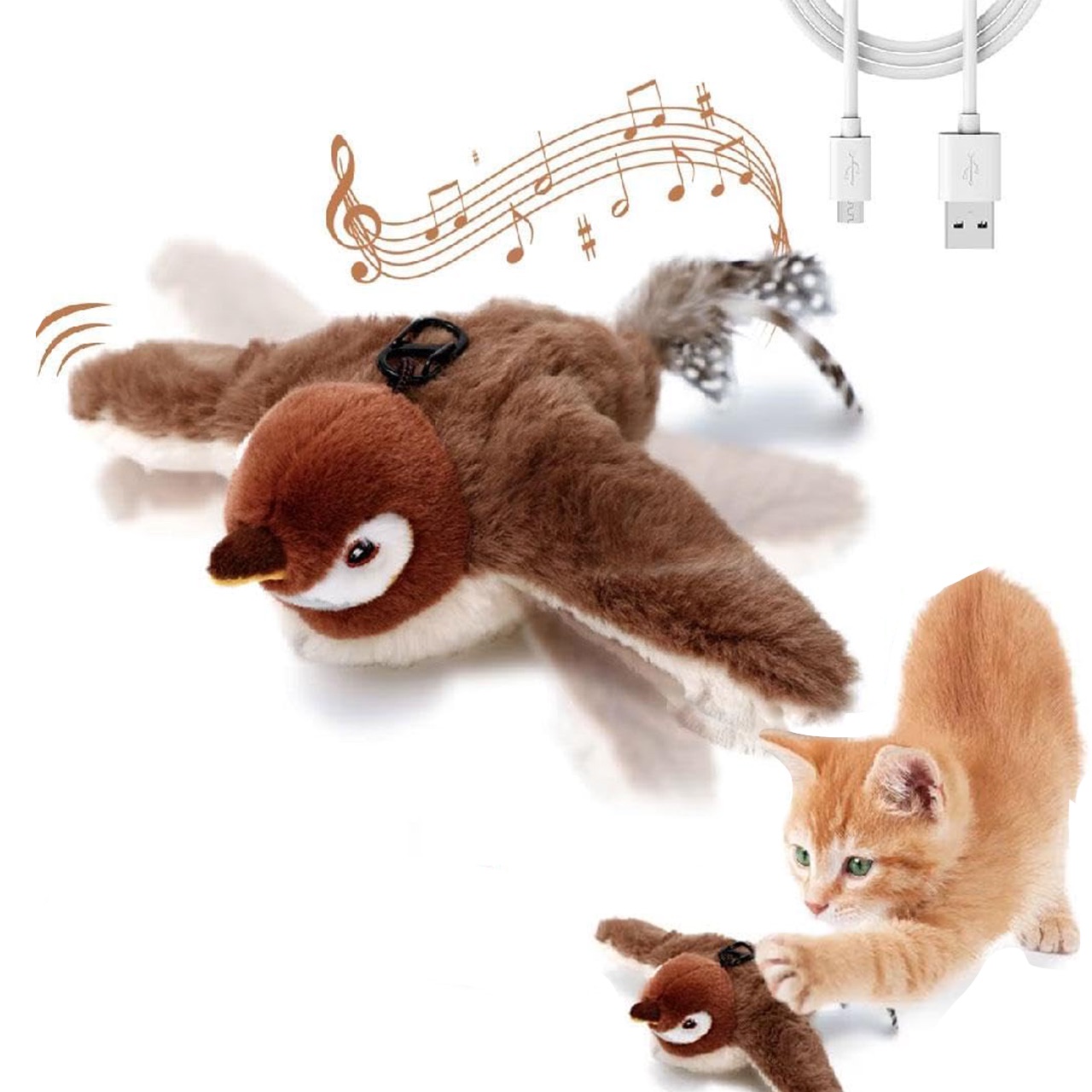 Flappy, the interactive cat toy
