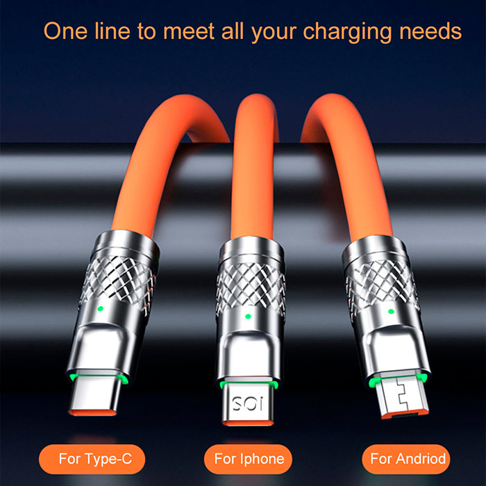 The fast phone charger can charge up to 3 devices at the same time!