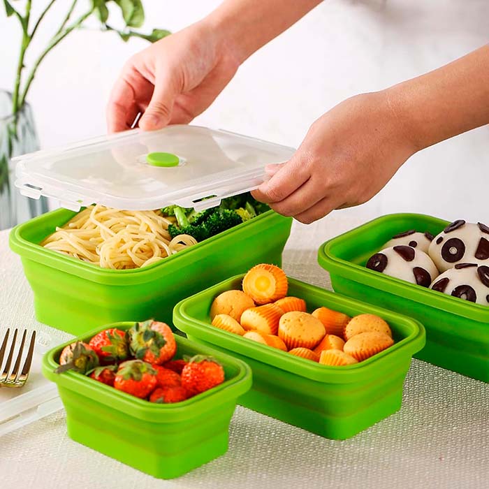 Cold and heat resistant, so you can use it in the freezer or microwave.