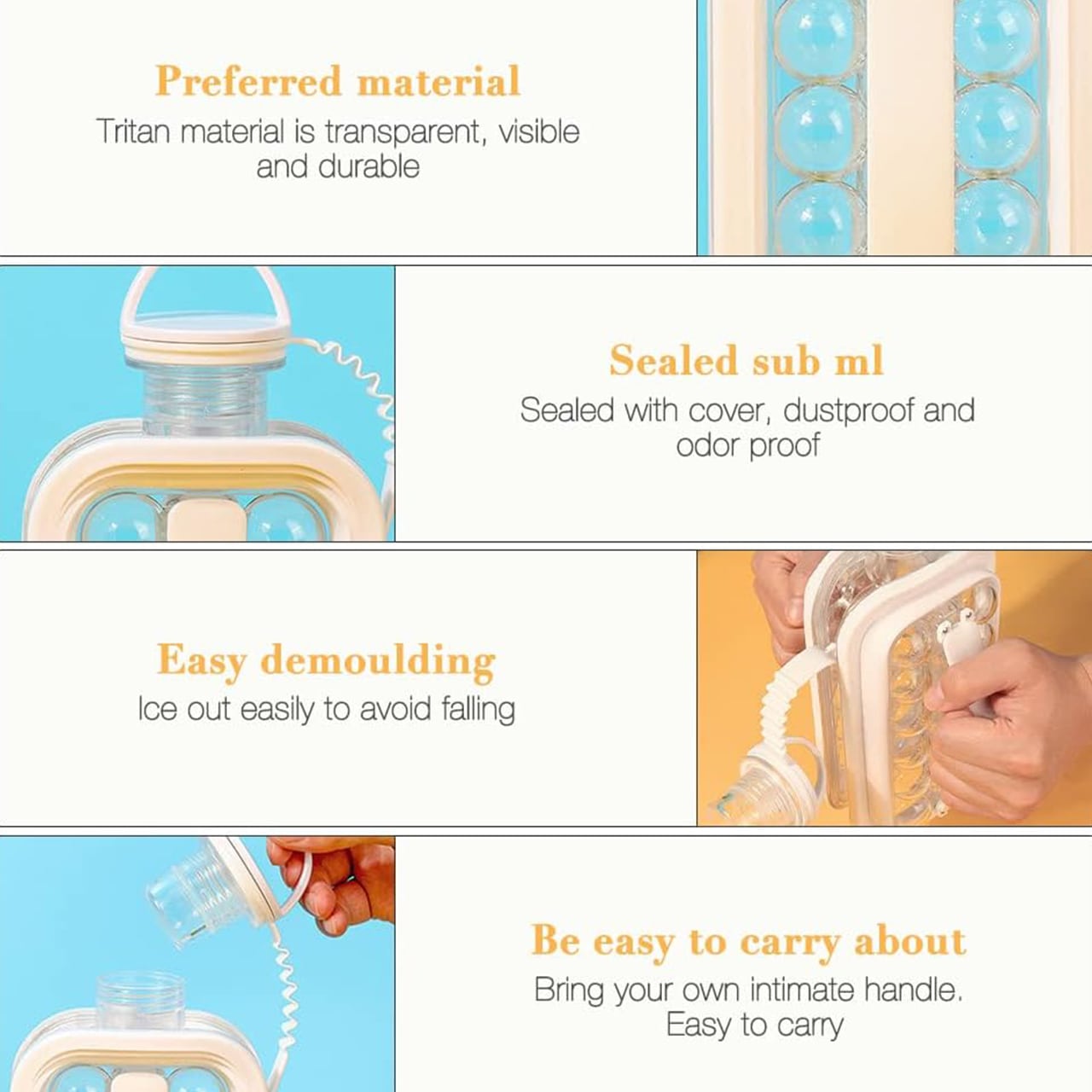 Freezy, model for making ice balls