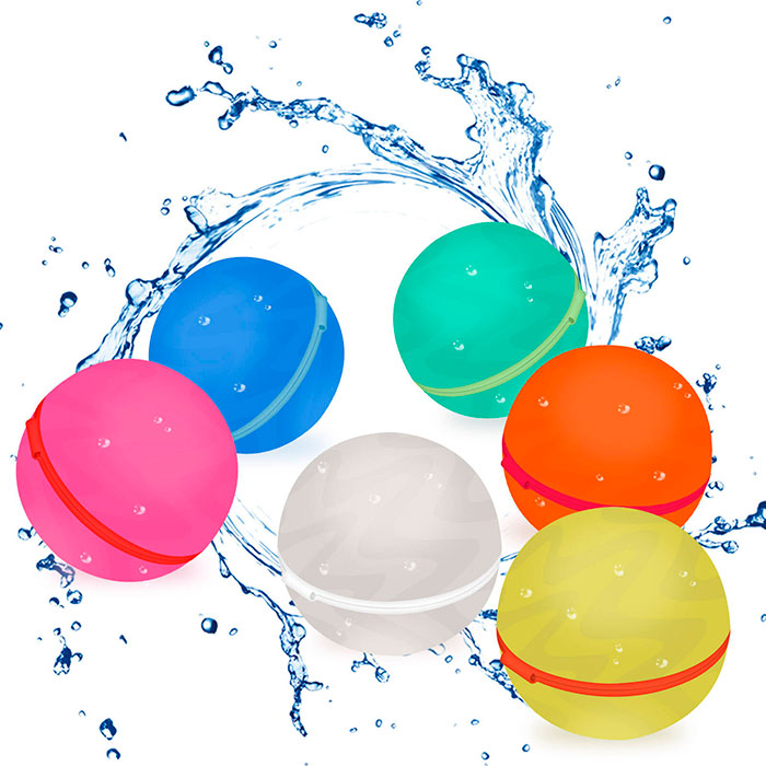 FunBallons, reusable water balloons (6 pieces)