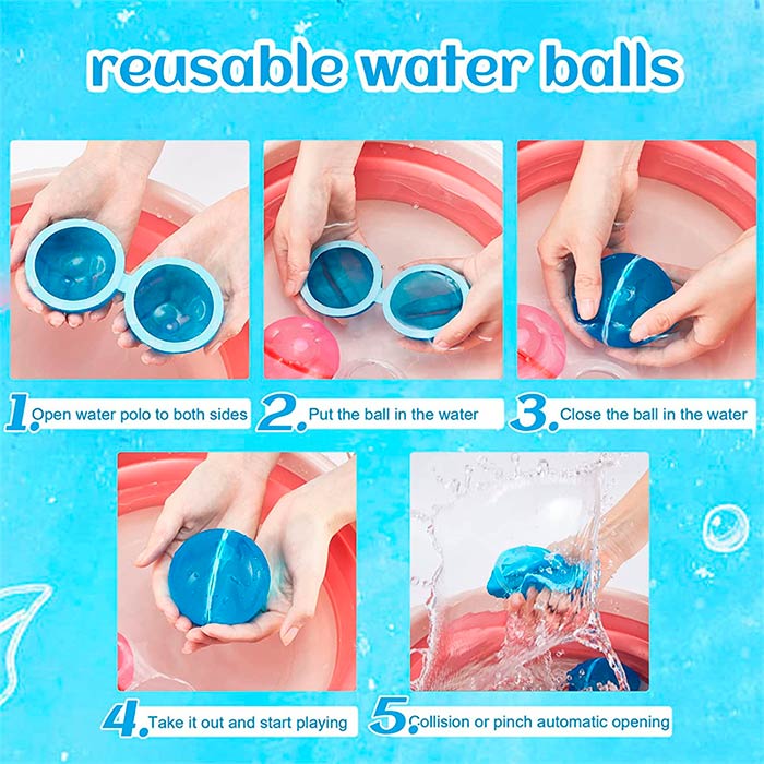 FunBallons, reusable water balloons (6 pieces) - Image 6