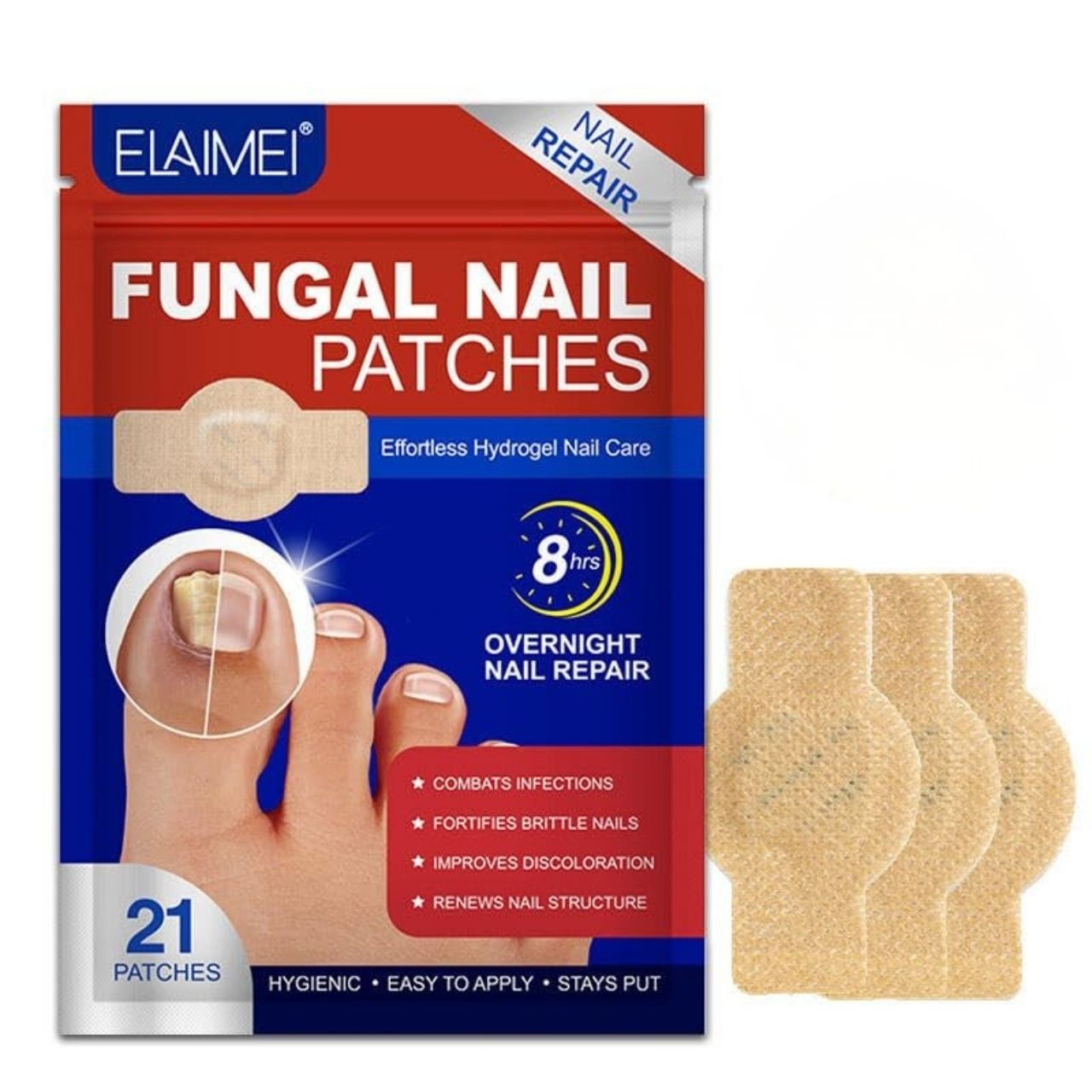 FungalPatches, cosmetic nail-care patches (21 pcs.) - Image 2