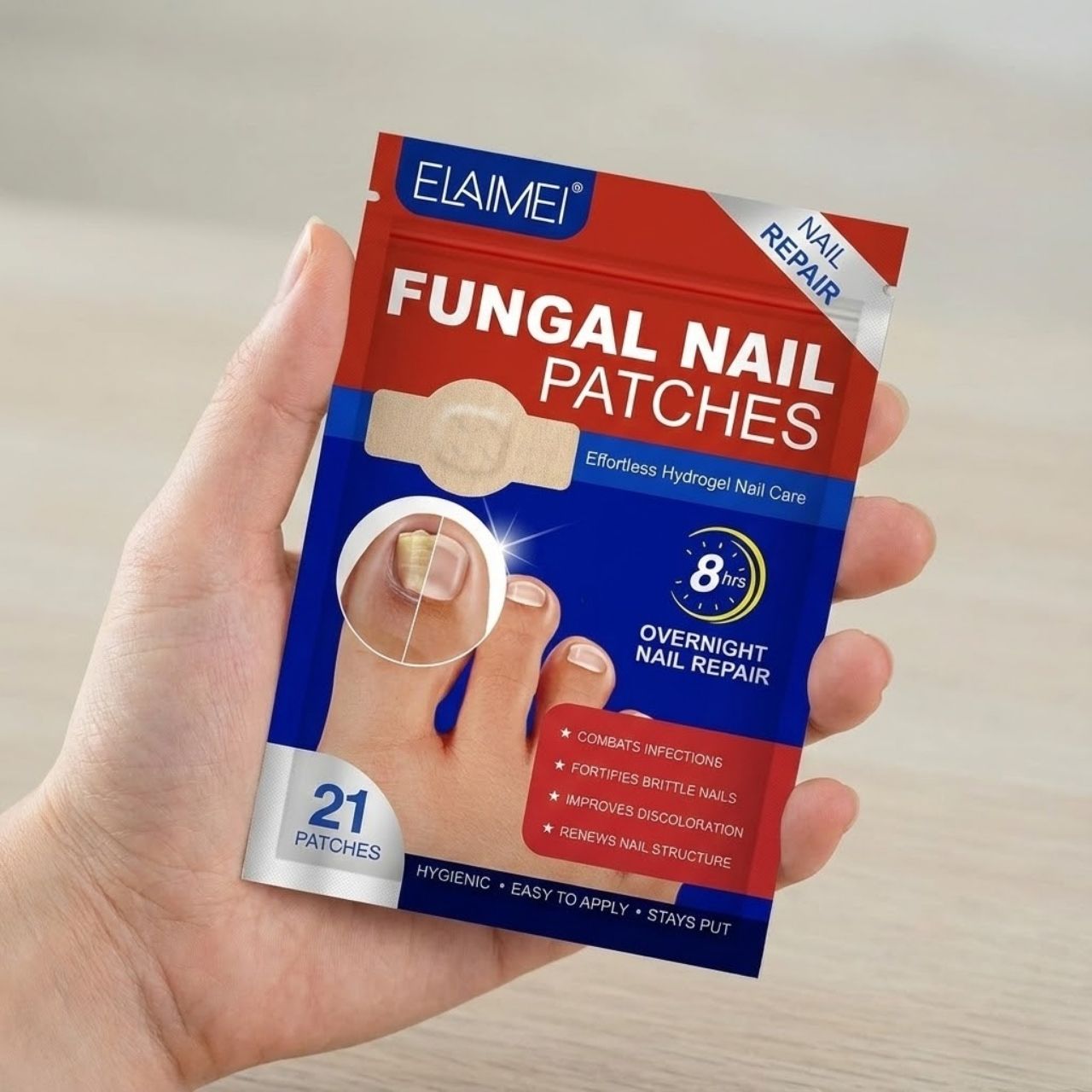 Care for nails that look damaged