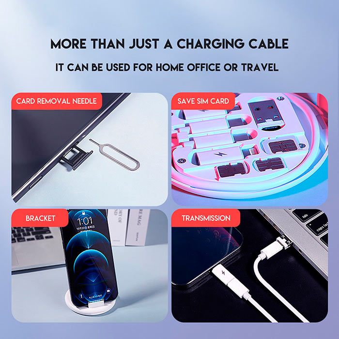 The box is also a handy holder for your mobile phone!