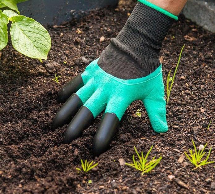 Fabric garden bed + FREE garden gloves with plastic claws - Image 8