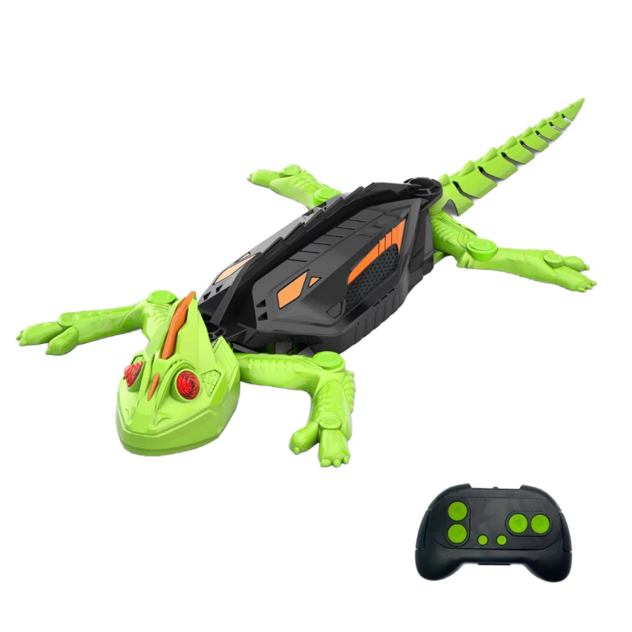 Gecko, a remote-controlled lizard that climbs on floors and walls