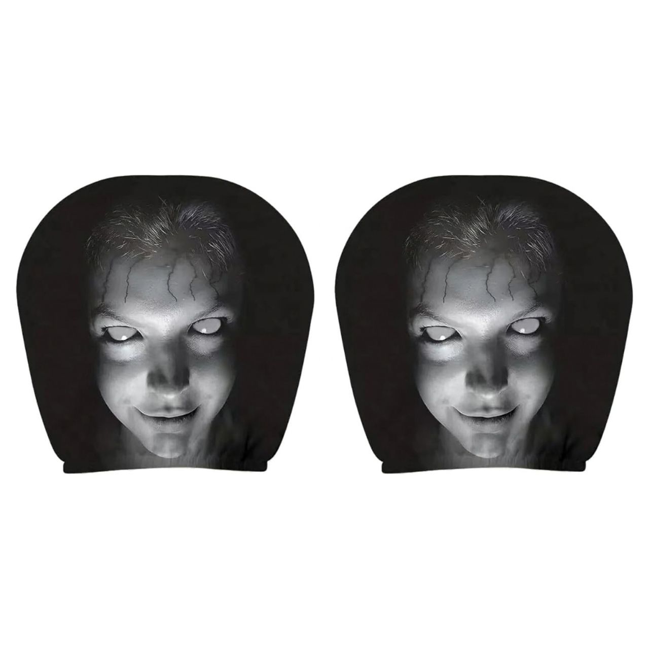 Scary Car Headrest Cover (1+1 FREE), GhostFace - Image 3
