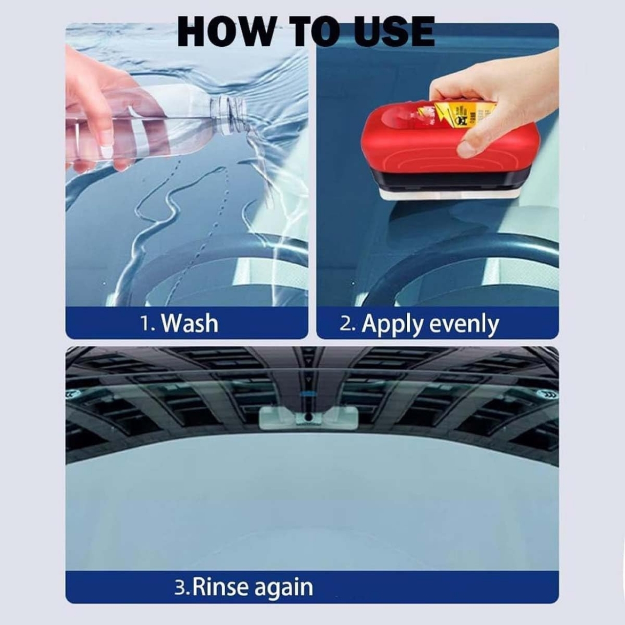Glossy, liquid car glass cleaner (120 ml) - Image 3
