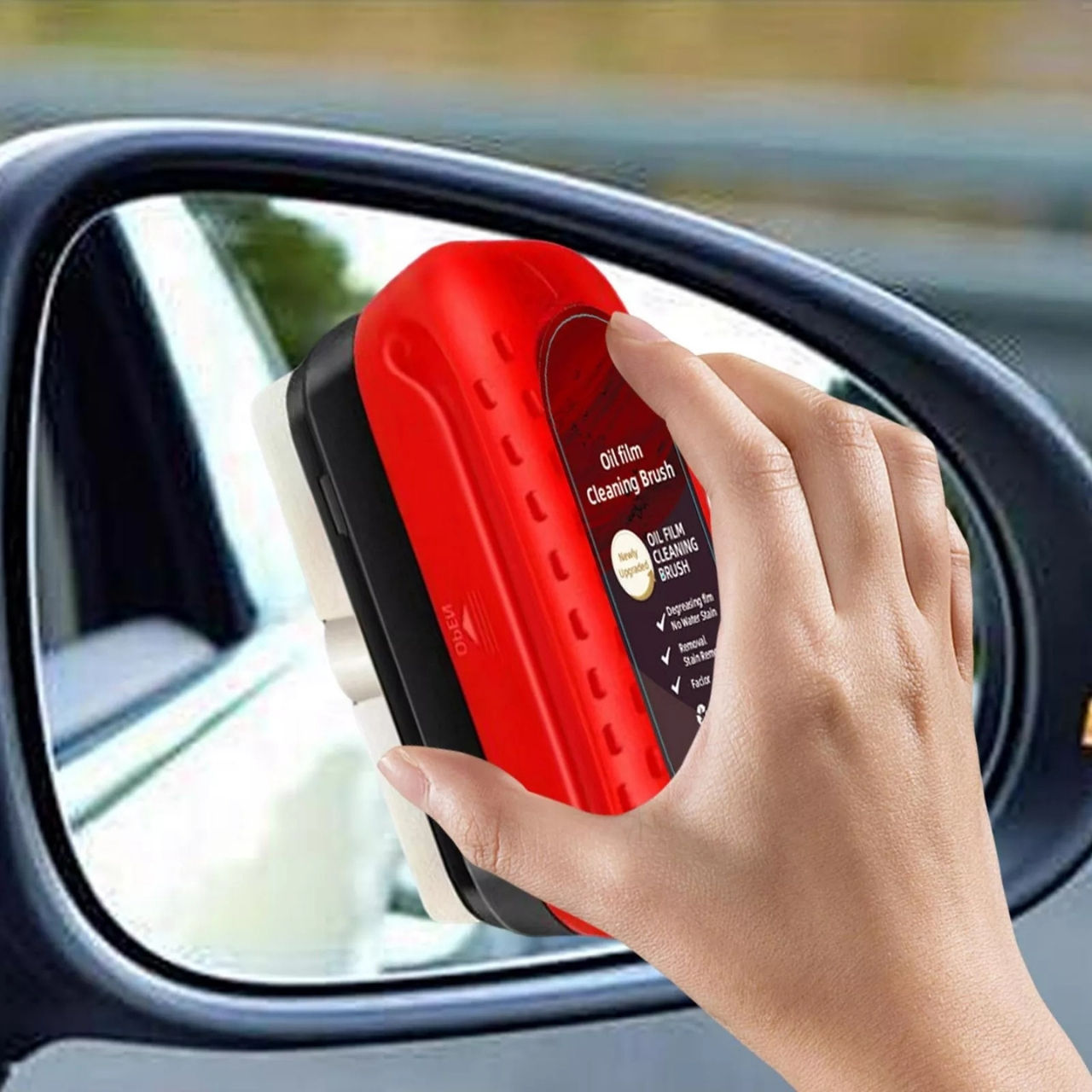 Remove grease, dirt and marks from glass - quickly and effortlessly!