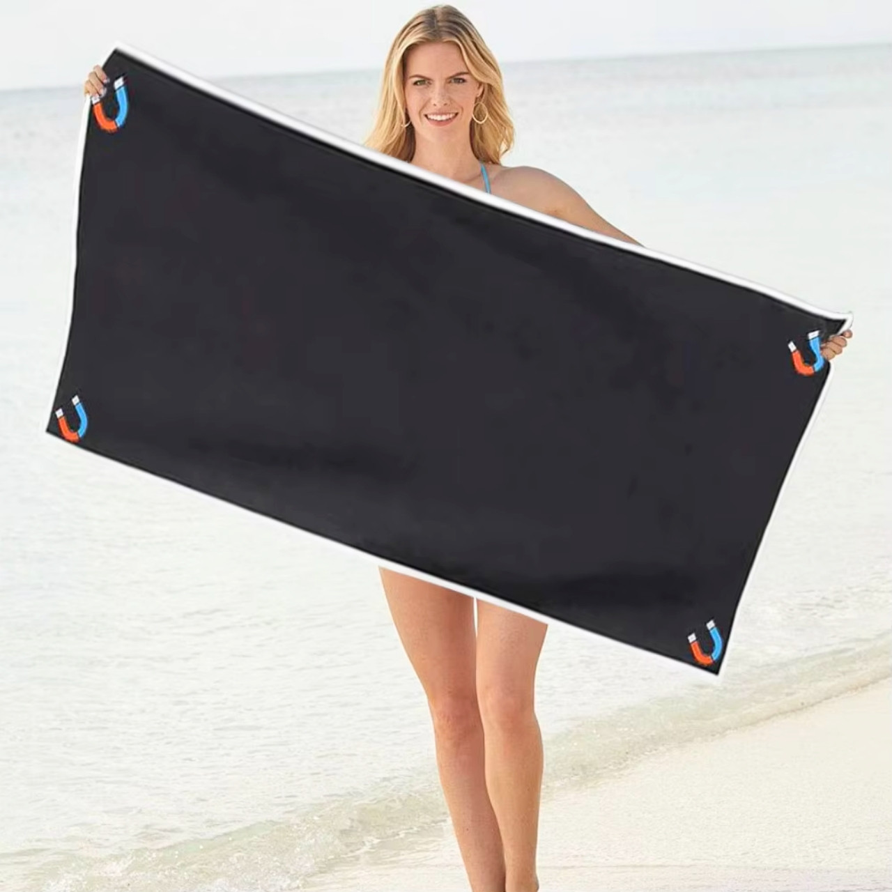 Microfibres absorb moisture much faster than conventional towels and dry quickly.