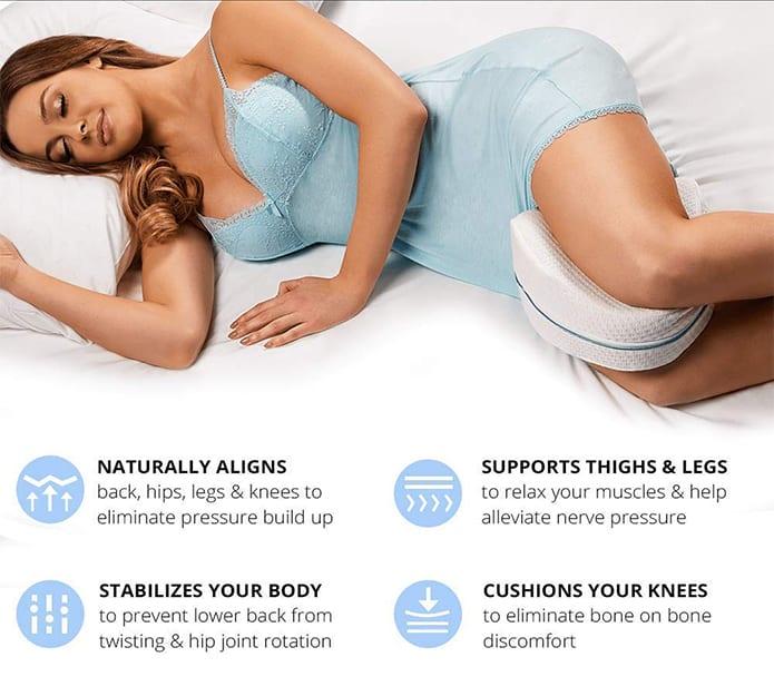 Wake up feeling more rested and energised, because a pillow helps you get a better night's sleep!