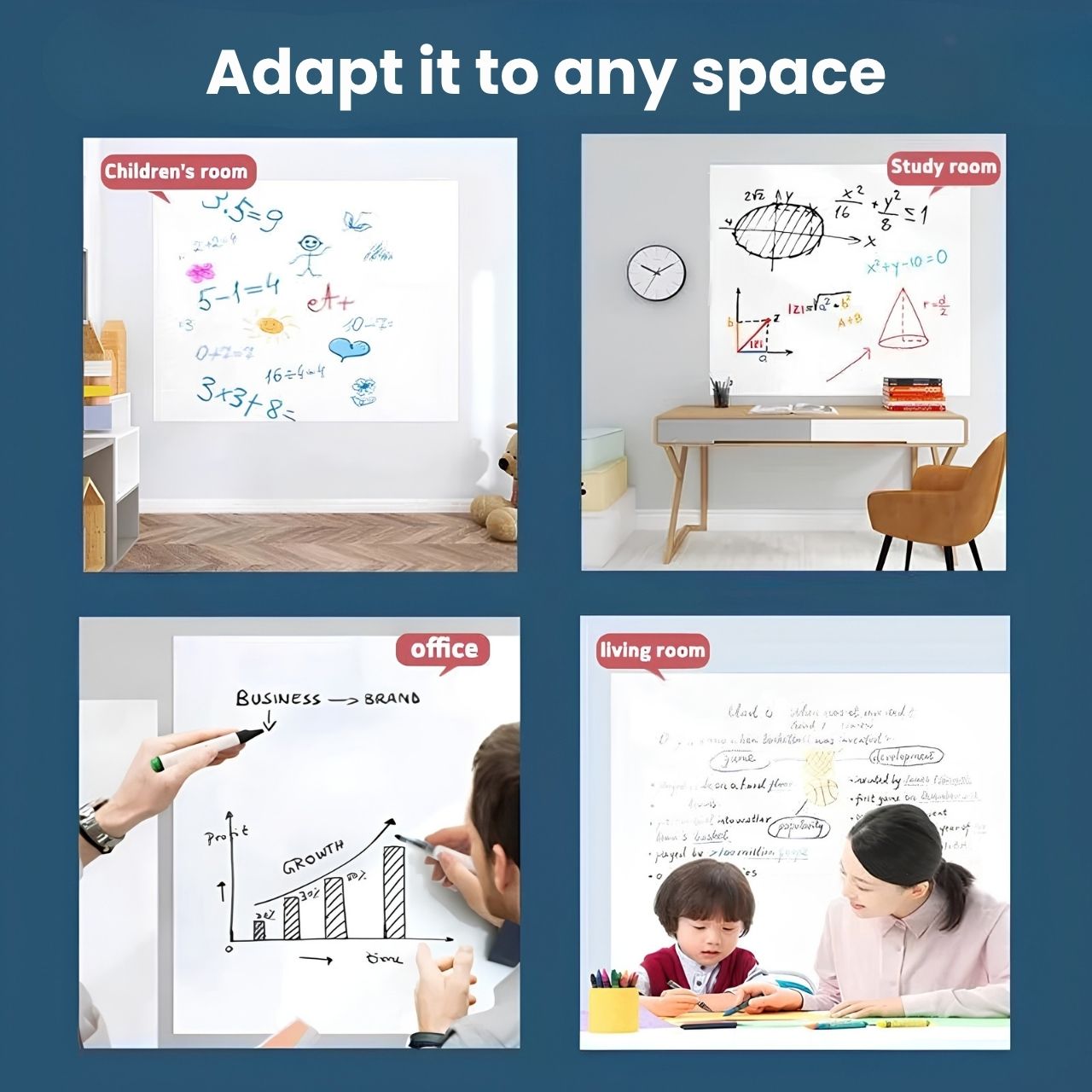 Self-Adhesive Whiteboard, GraffitiWall - Image 7