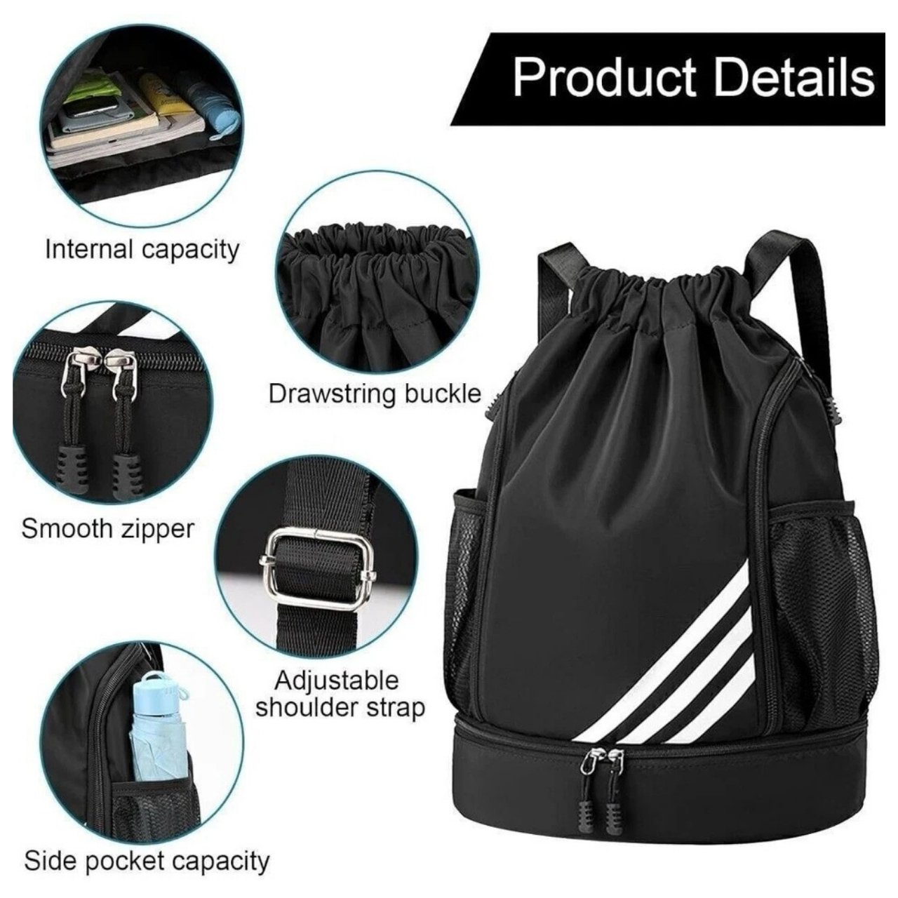 GymPack, the sports backpack with multiple compartments - Image 4