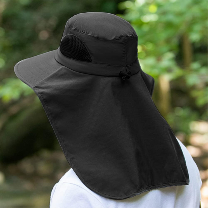Sun hat with neck protection - Image 4