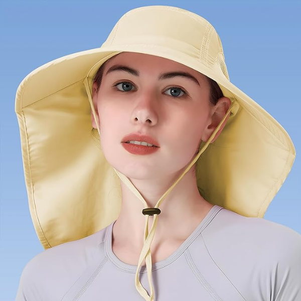 Sun hat with neck protection - Image 7