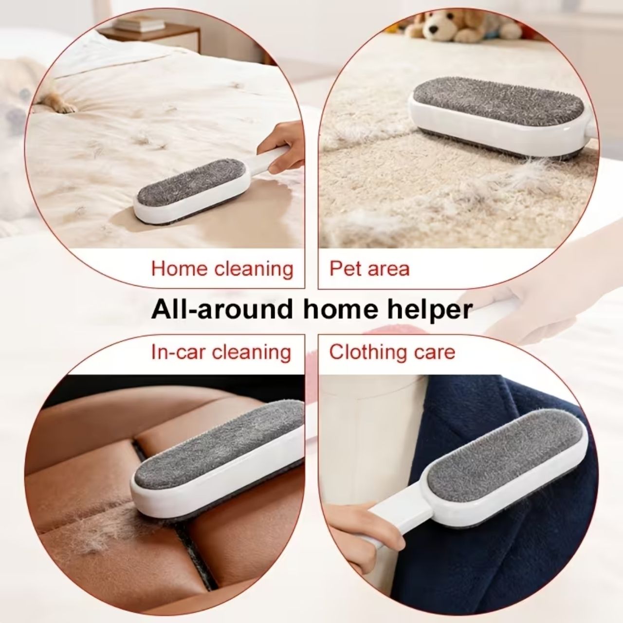 HandHeld, brush for removing hair and lint