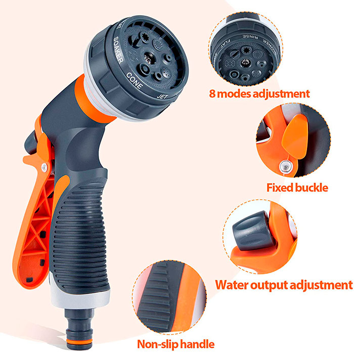HoseSpray, Set with garden hose nozzle, hose connector and watering gun - Image 4