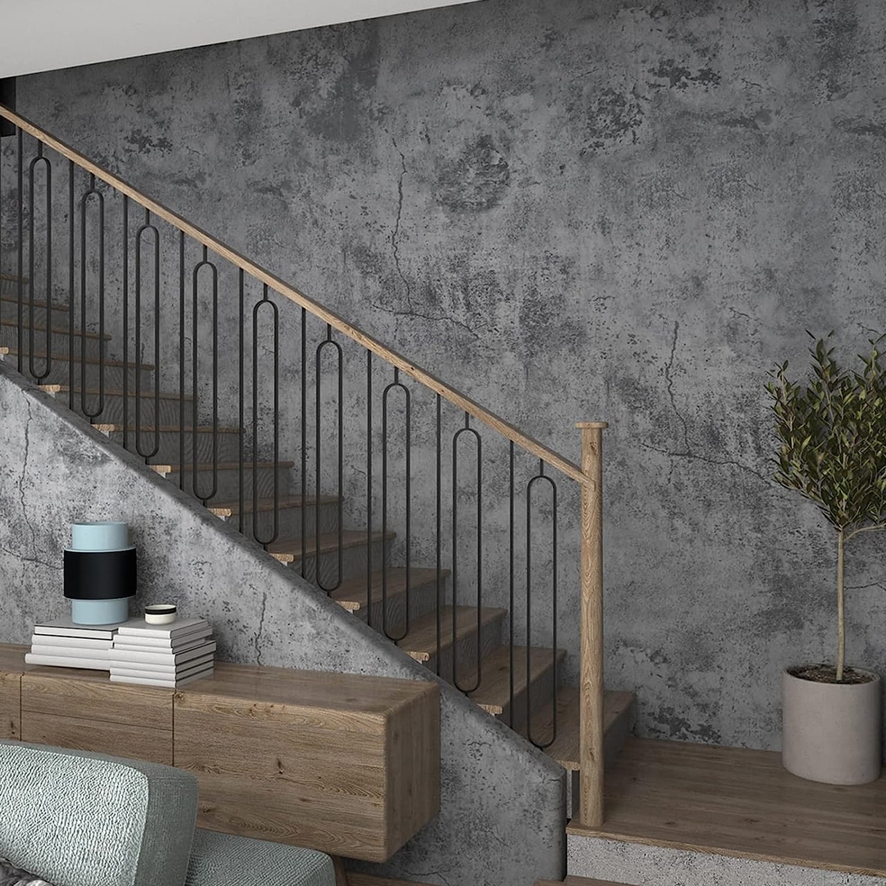 Wall stickers are great for covering dirty and dull walls!