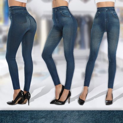 Shaping jeans-look leggings