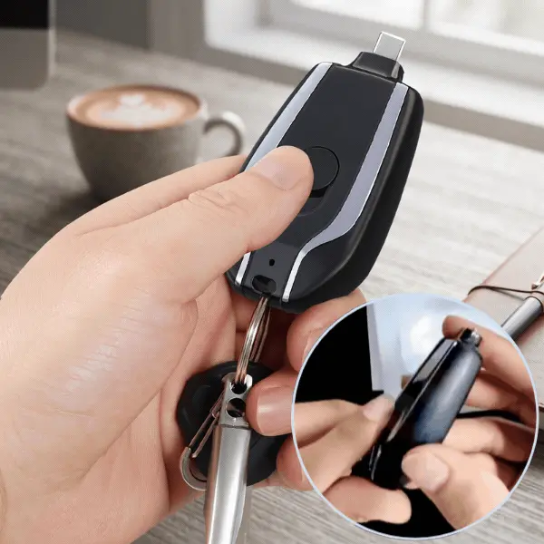 Mini portable phone charger, KeyCharger - Image 1