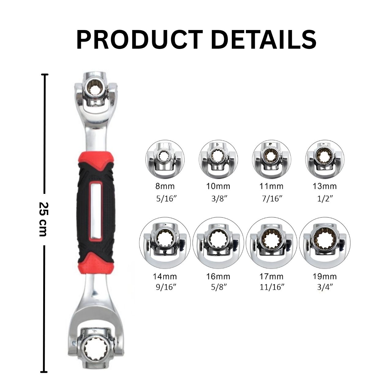 Universal 48-in-1 socket wrench, KingPro - Image 4