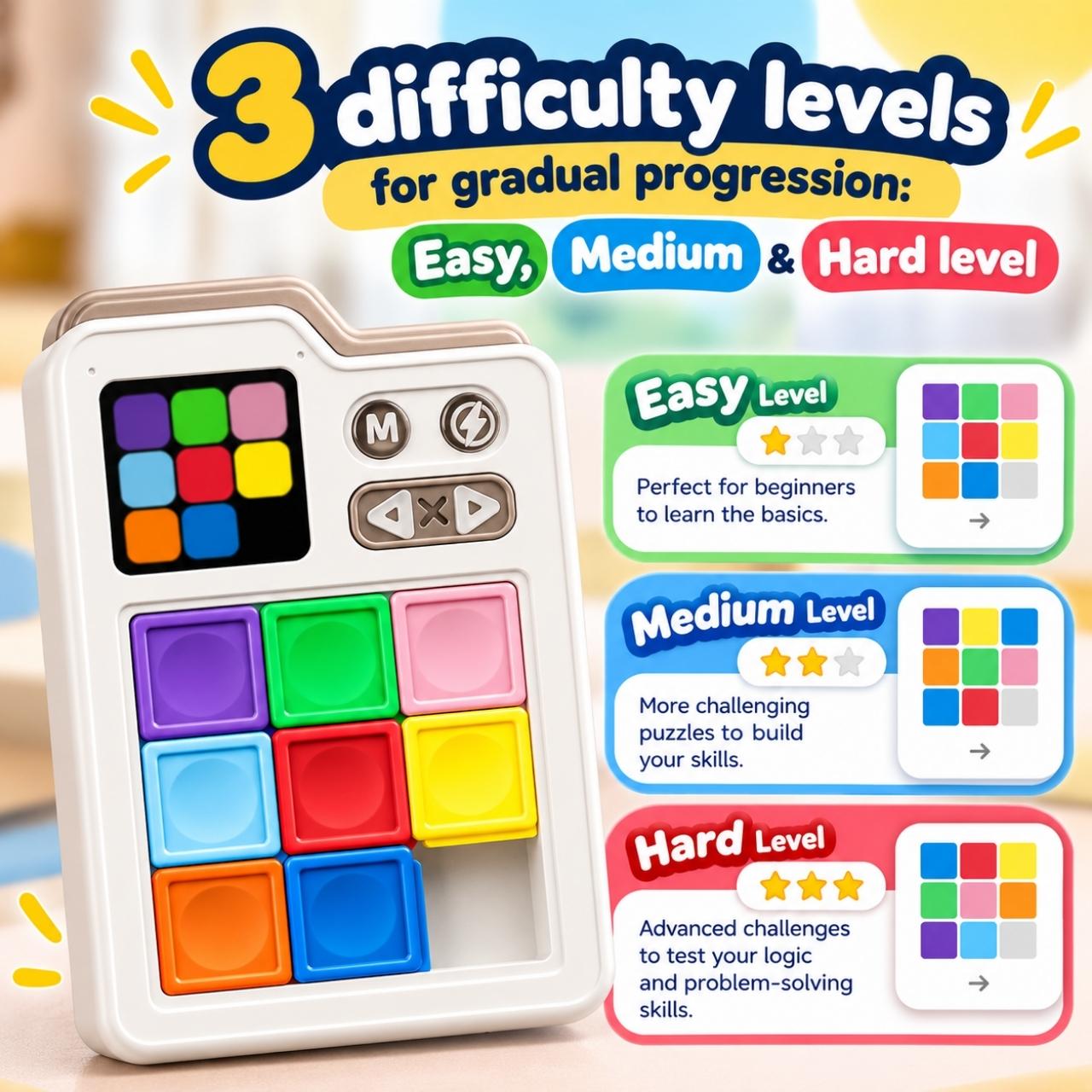Electronic Brain Game, KlotskiPuzzle - Image 6