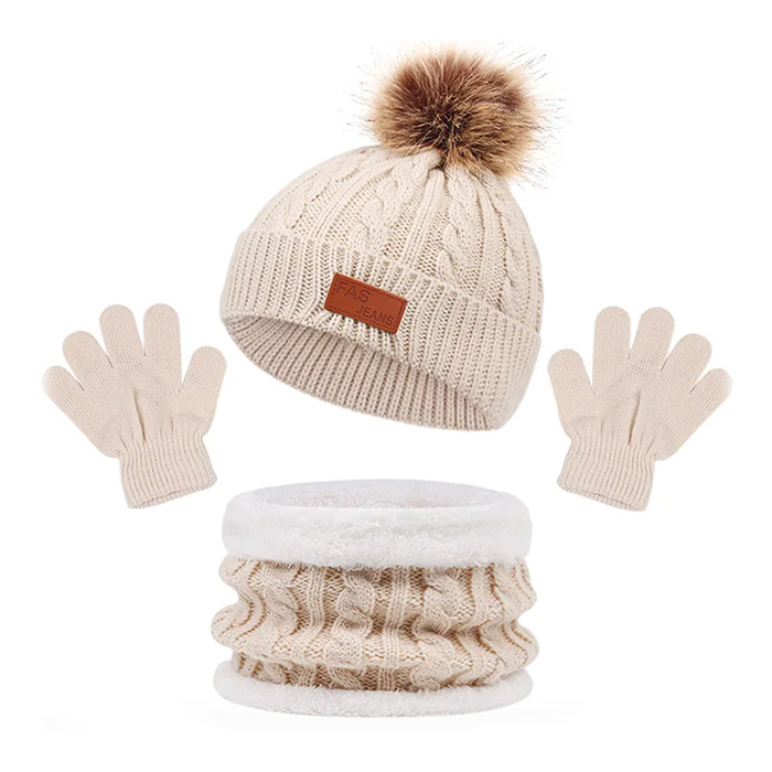 KnittSet, warm winter kids set