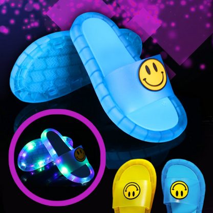 Kids' LED light-up slippers