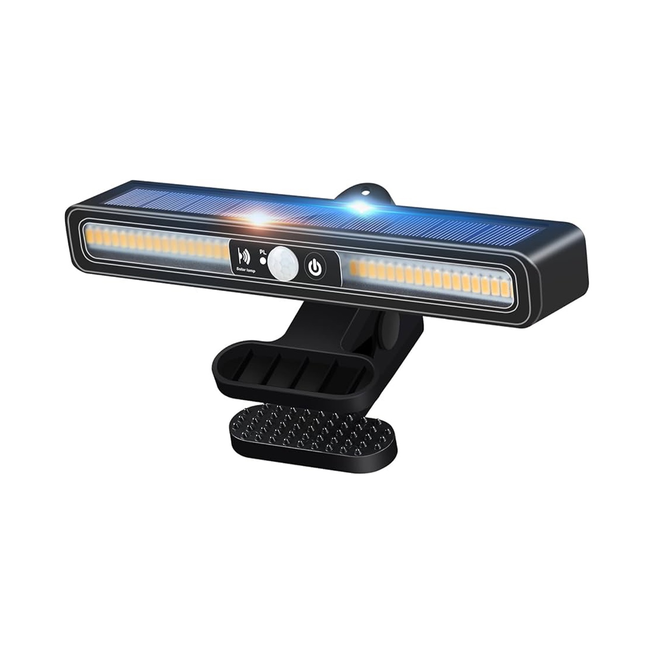 LampClip, outdoor solar lamp with motion sensor