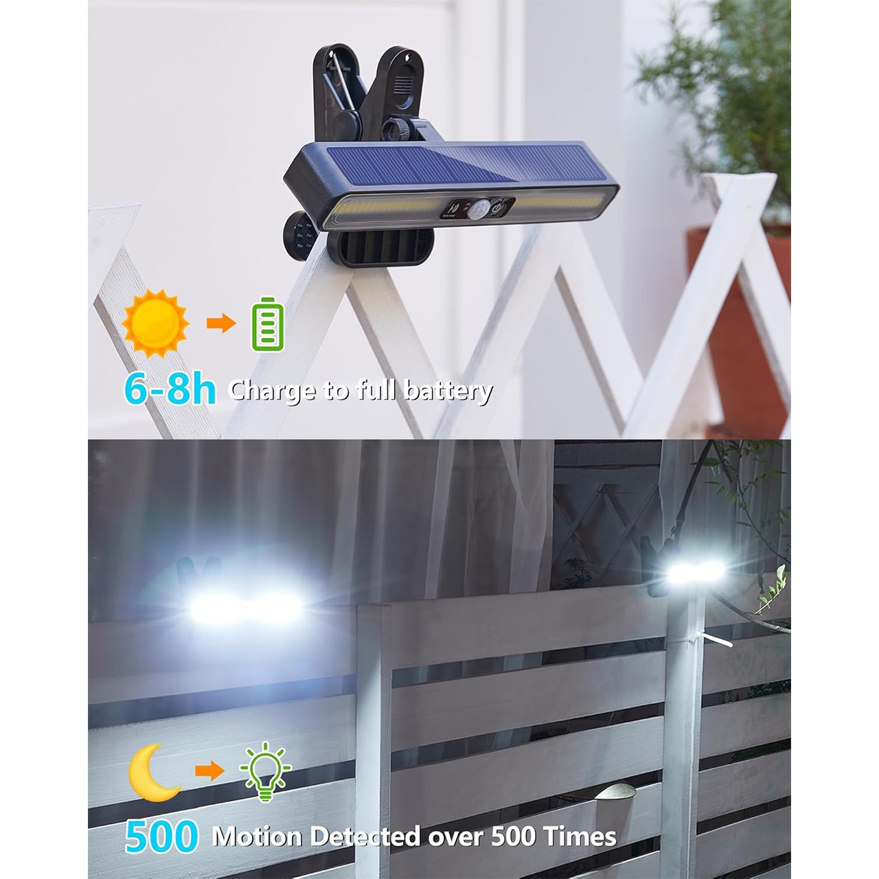 LampClip, outdoor solar lamp with motion sensor - Image 2