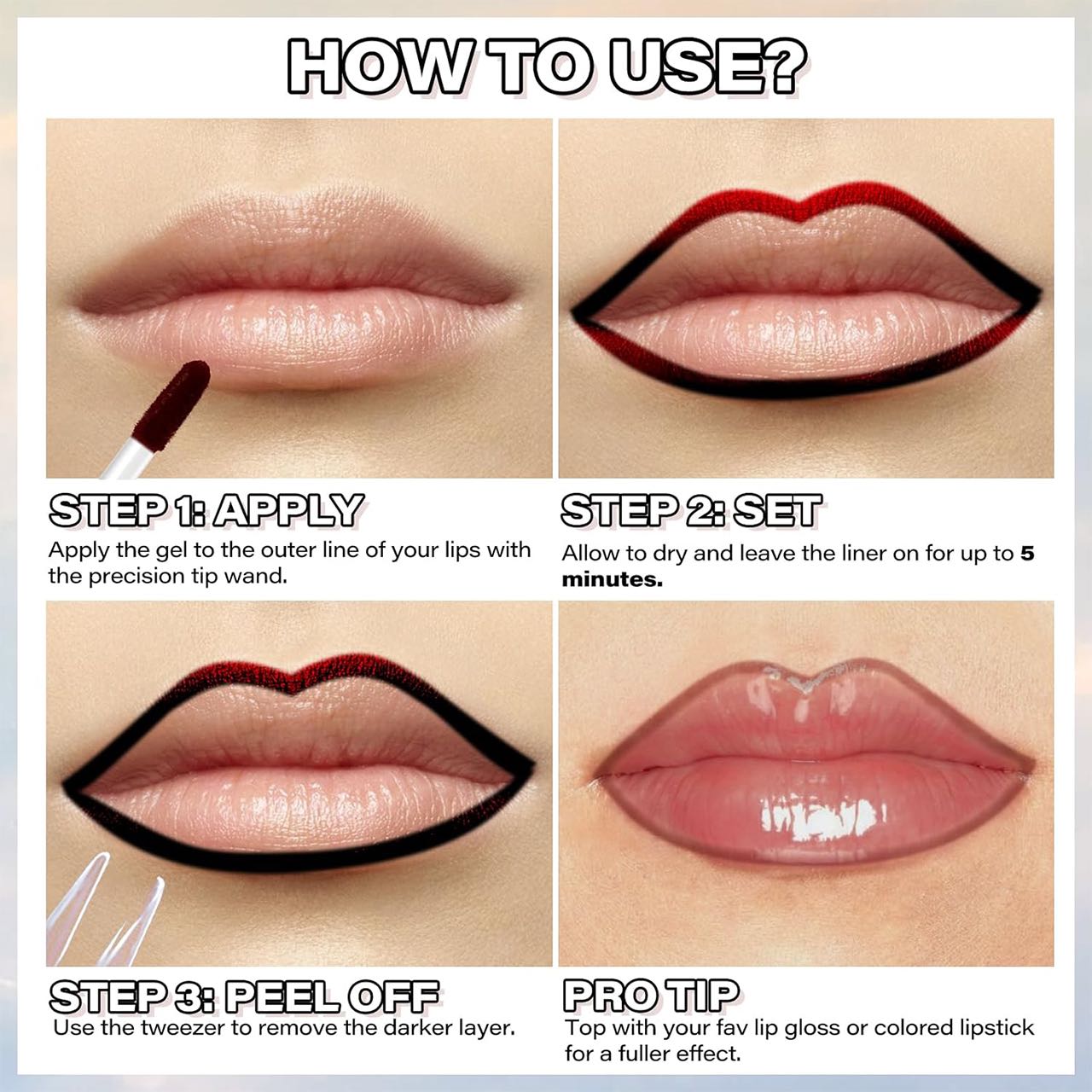 LipLiner, waterproof lip liner - Image 8