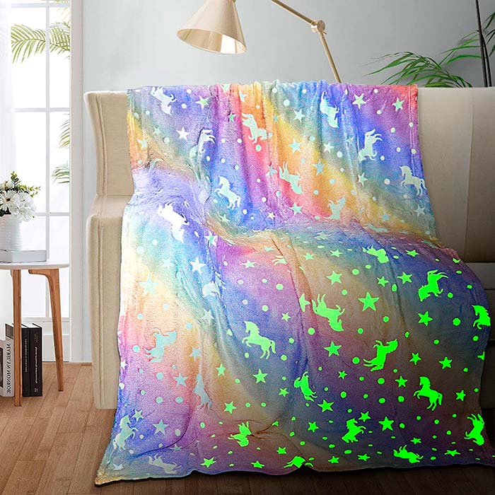 The Glow Blanket is the perfect choice for a gift as it is very useful and the children love it because it glows in the dark!