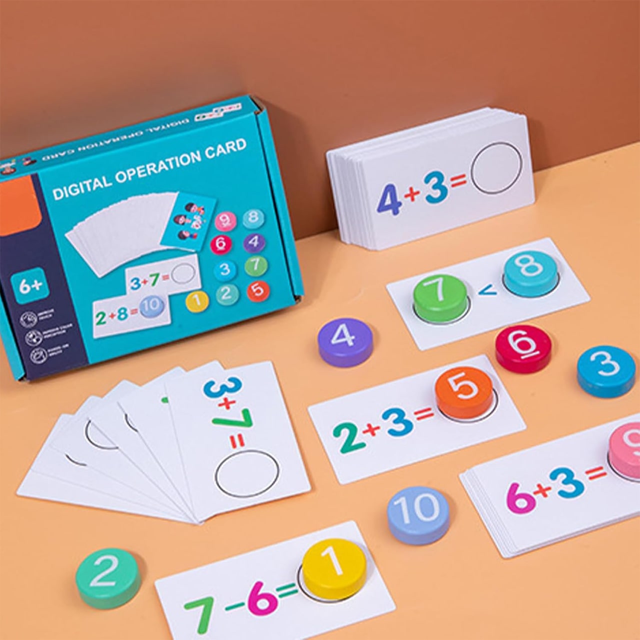 MathCards, an educational game for learning addition and subtraction