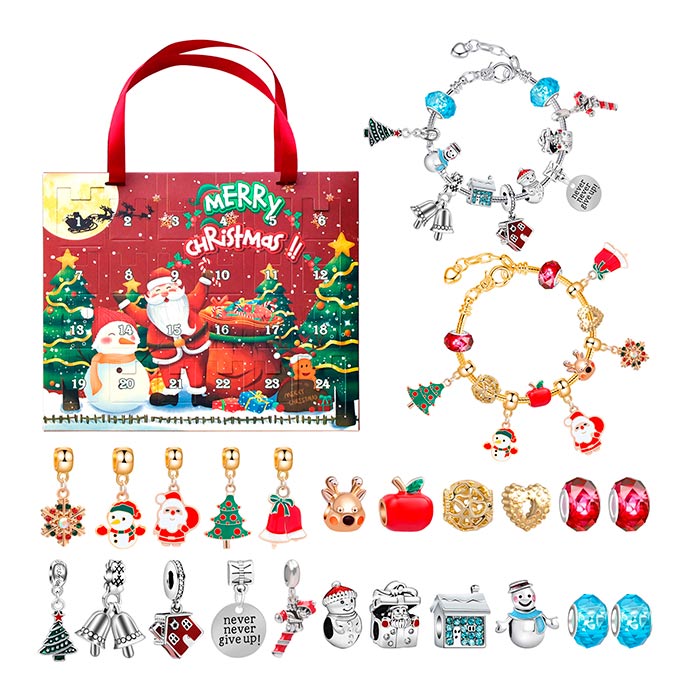 MerryChristmas, advent calendar with bracelet charms - Image 1