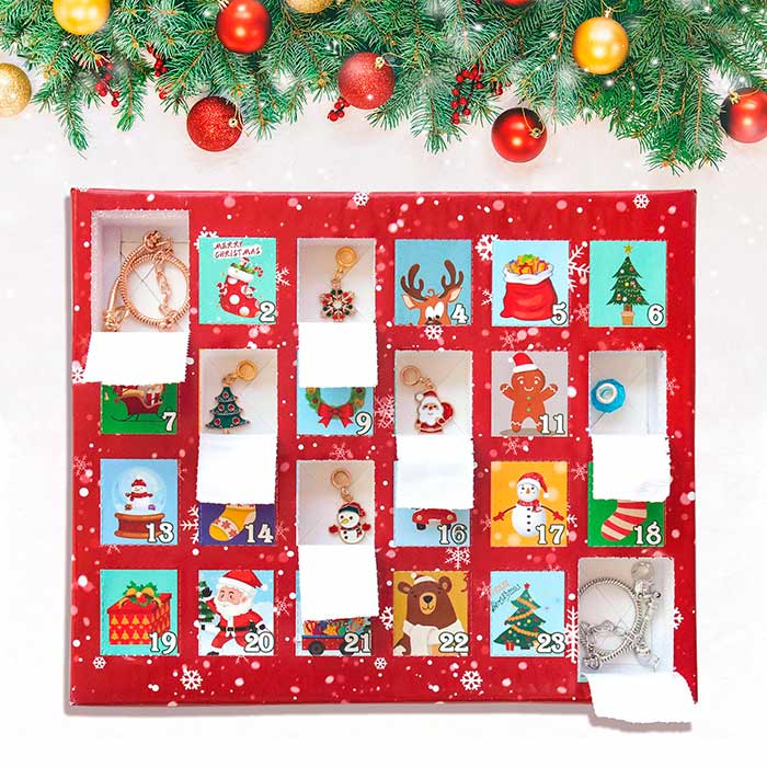 MerryChristmas, advent calendar with bracelet charms - Image 3