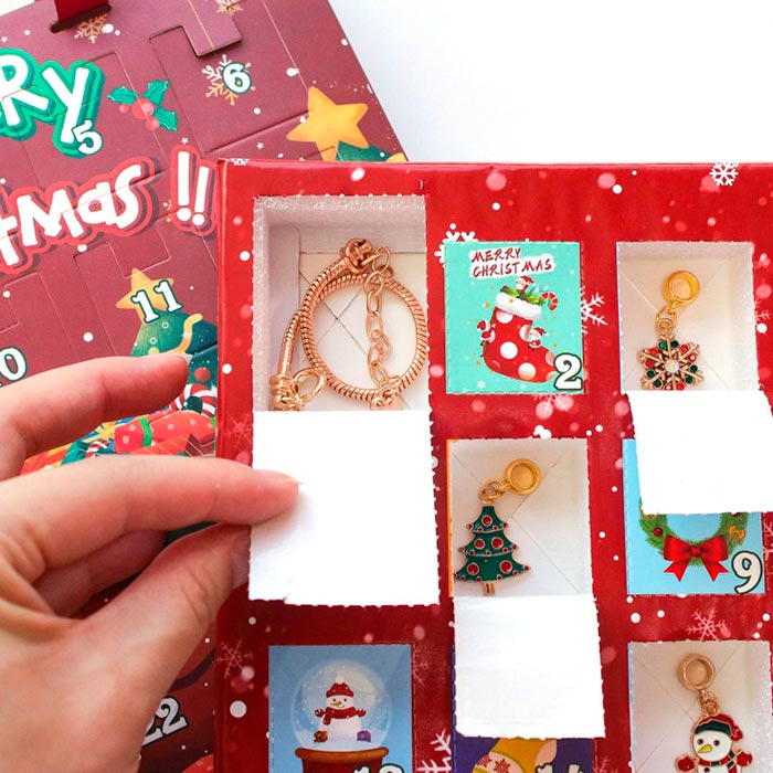 MerryChristmas, advent calendar with bracelet charms - Image 5