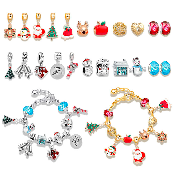 MerryChristmas, advent calendar with bracelet charms - Image 7