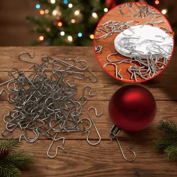 Hooks for hanging Christmas ornaments, MetalHooks - Image 1