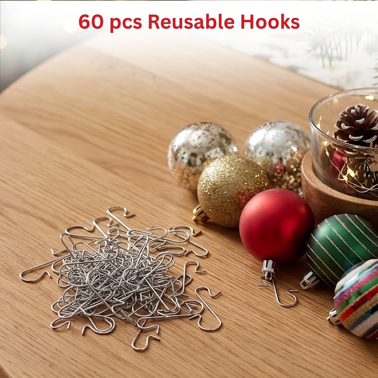 Hooks for hanging Christmas ornaments, MetalHooks - Image 4