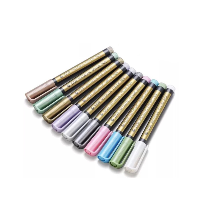MetallicColorPen, 10-pack creative marker set