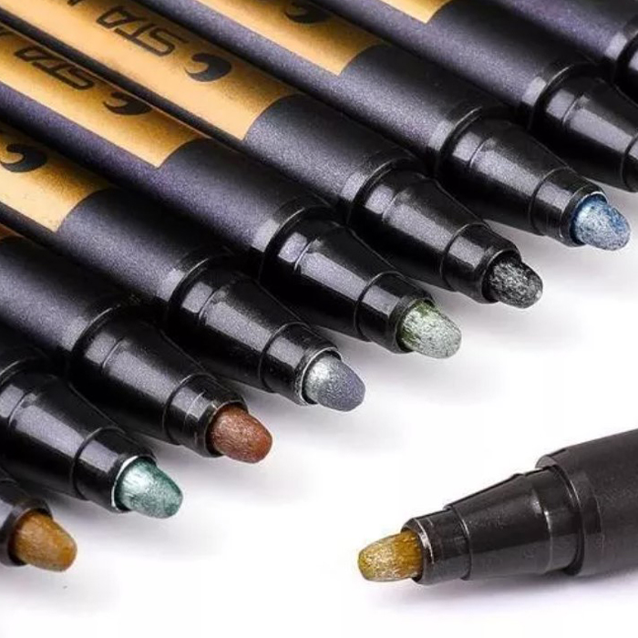MetallicColorPen, 10-pack creative marker set - Image 5