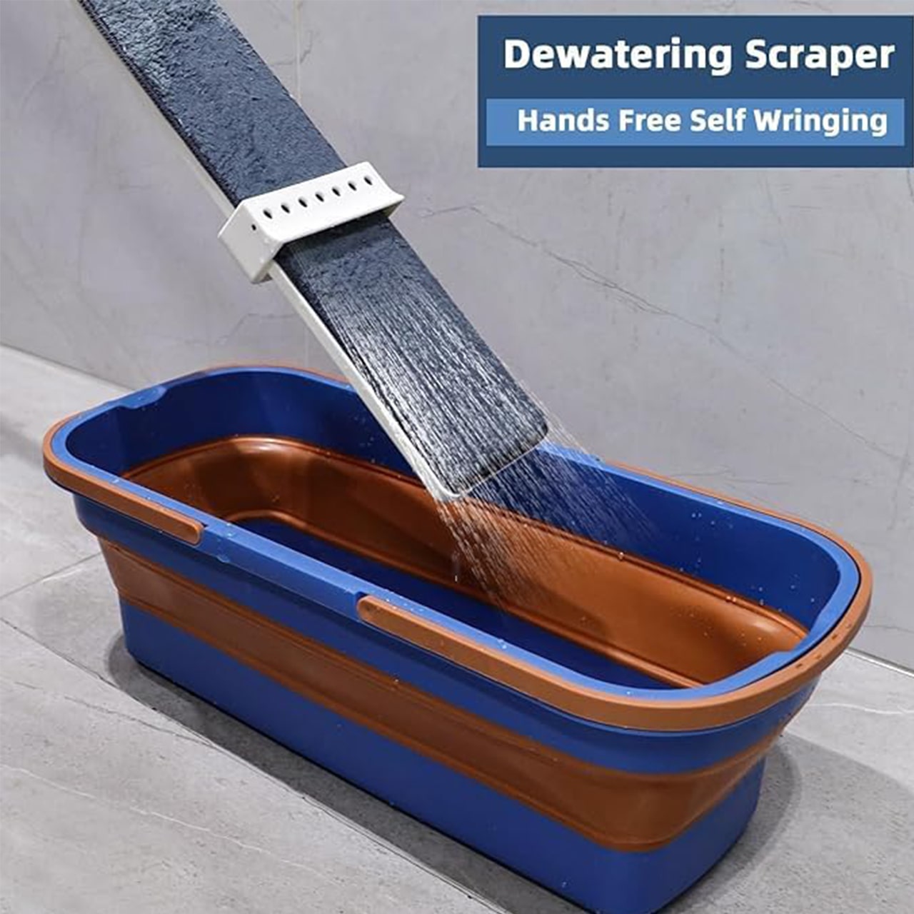 MopBundle, 360° cleaning tool and foldable bucket for easy cleaning