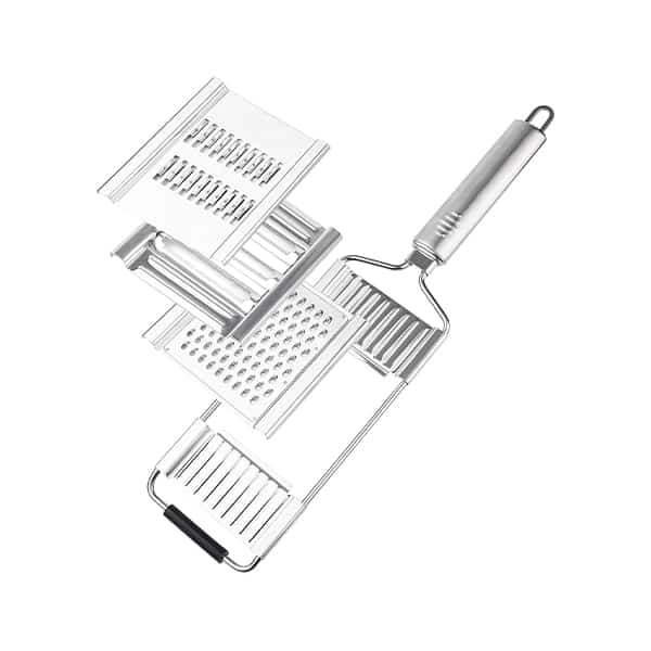 MultiSlicer, multi-purpose vegetable slicer with ergonomic handle and 3 different blades - Image 1
