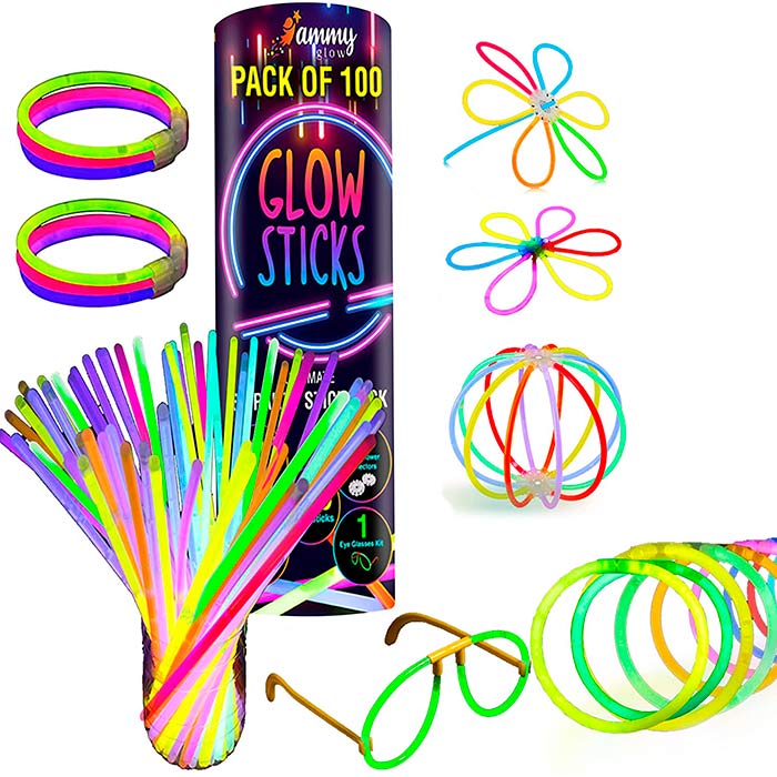 NeonGlowSticks, a set of neon sticks and other fun accessories